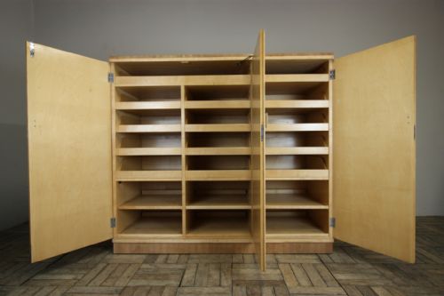 Heals 1920'S Sycamore Gentlemen's Press Cupboard.