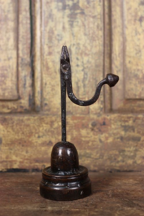 18th Century Antique Rush Light.