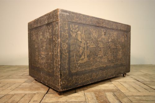 Large 18th Century Anglo Indian Antique Camphor Box.
