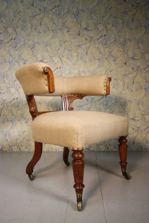 Wiiliam the Fourth Antique Satin Birch Armchair.