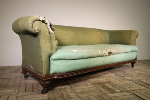 Quality Large 19th Century Antique Chesterfield Sofa.