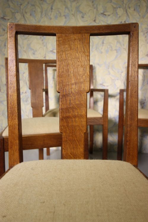 fig 1. Rare Set of Six 1920's Iconic Dining Chairs by Gordon Russell.