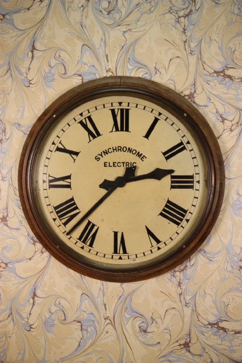 1920'S English Working Factory Clock.