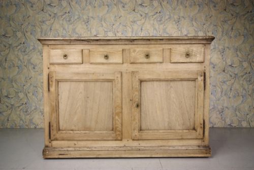 French 18th Century Pale Oak Antique Dresser Base.