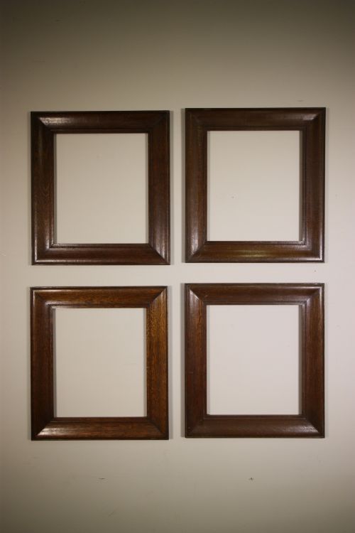 Set of Four 19th Century Antique Oak Frames.