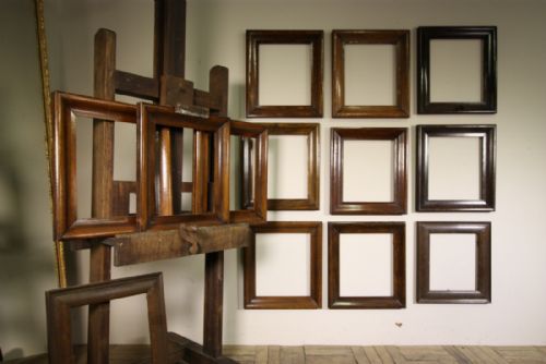 6 X Mid 19th Century Antique Oak Frames.