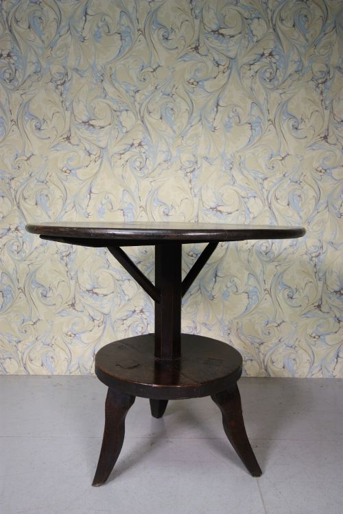19th Century French Primitive Antique Oak Table
