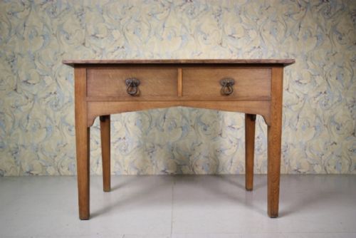 Early Heals Antique Oak Side Table.