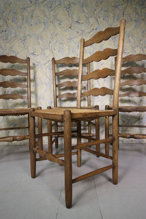 Set of Four Antique Dining Chairs by Edward Gardiner.