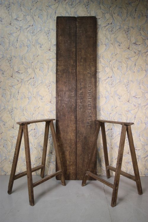 Early 19th Century Antique Decorators Table in Paint.
