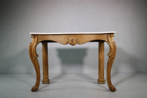 English 19th Century Antique Oak Console Table.