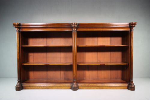 Fabulous William IV Antique Mahogany Open Bookcase.