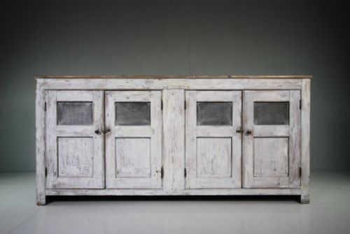 19th Century English Antique Painted Dresser Base.