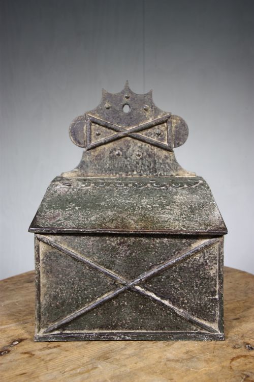 Georgian Antique Salt Box, Fabulous Surface.