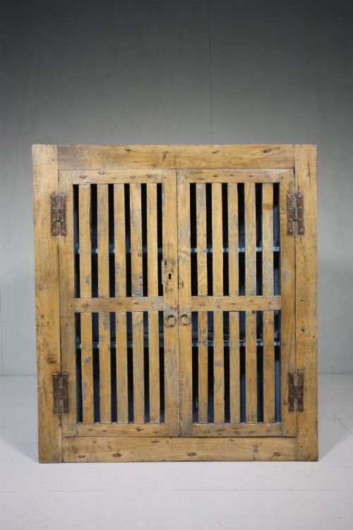 18th Century Welsh Antique Elm Food Cupboard.
