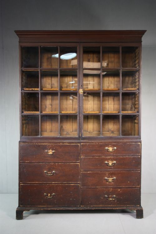 Fabulous Georgian Antique Glazed Bookcase.