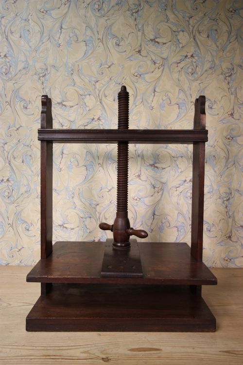 Regency English Antique Mahogany Book Press.