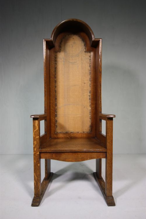 Very Rare & Important Antique Chair by Ambrose Heal.