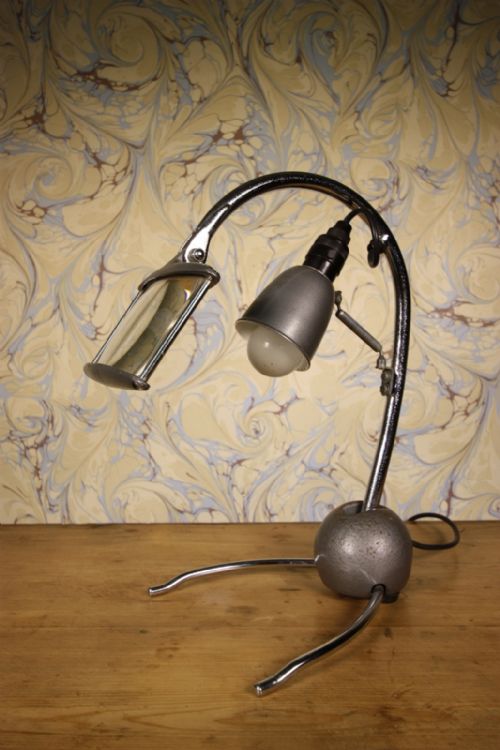 1930'S English Enbeeco Desk Lamp.