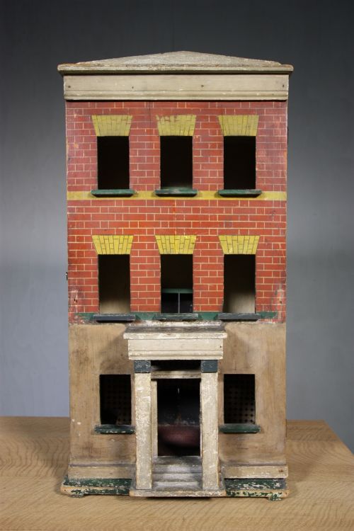 Lovely Antique 19th Century Doll's Town House.