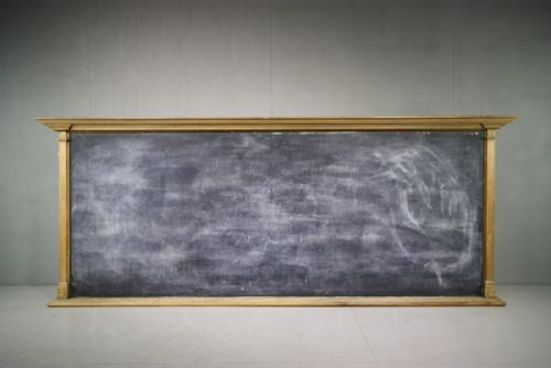 Huge 19th Century English Antique Pine Chalk/blackboard.