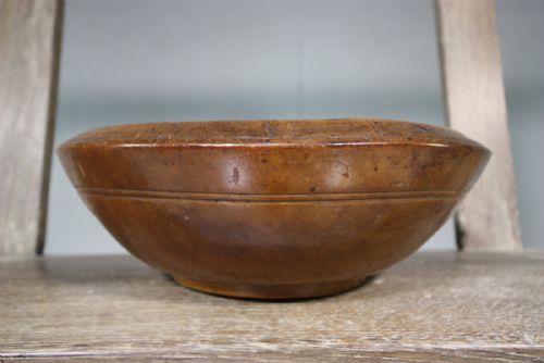 19th Century Antique Sycamore Treen Bowl.
