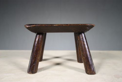 18th Century Antique Dresser Stool.