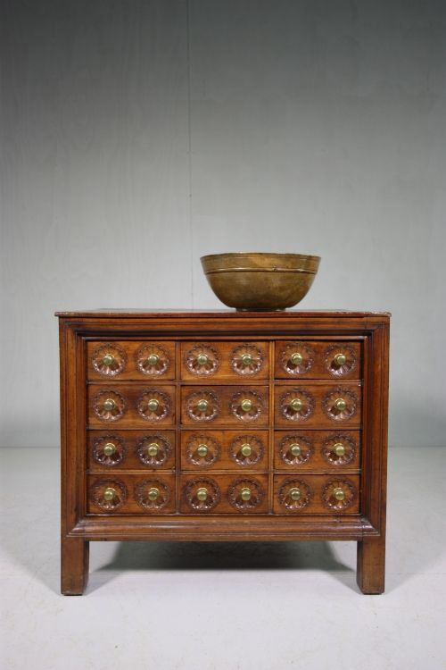 Georgian Antique Mahogany Apothecary Chest.