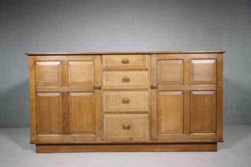 Retailed by Heals 1930'S Reynolds Oak Dresser Base.