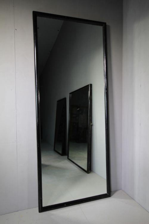Tall Edwardian Antique Gents Outfitters Mirror.