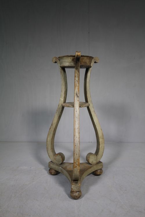 Regency Antique Pine Stand in Original Paint.