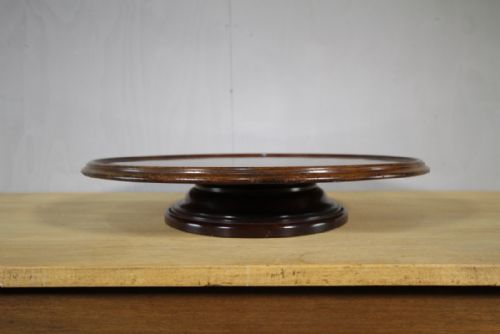 Huge Antique Mahogany Lazy Susan by Wylie & Lockhead.