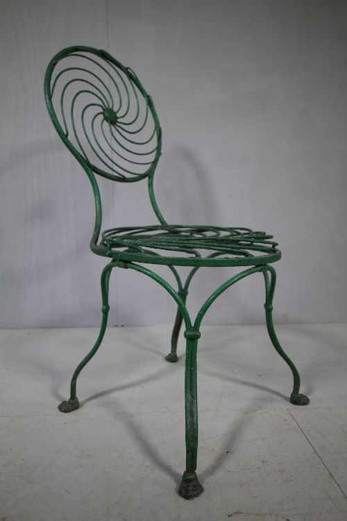 19th Century English Antique Garden Chair.
