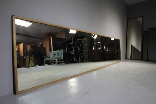 Massive 19th Century Antique Shop Fitting Mirror.