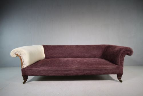 19th Century Large Antique Sofa by Howard & Sons .