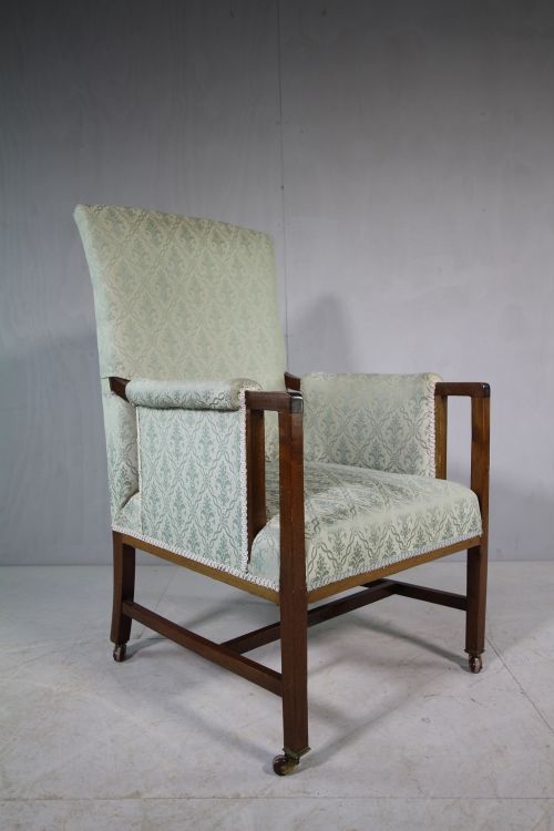 Rare Morris & Co Antique Falconer Armchair by George Jack.
