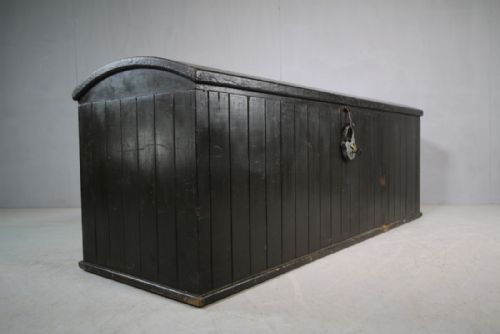 Large Shooting Lodge Antique Boot Room Chest.