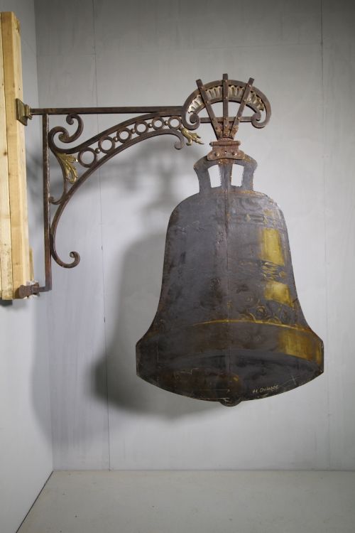 Huge 19th Century Antique Bell Makers Shop Sign.