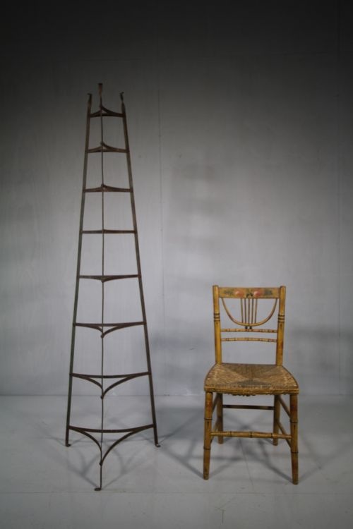 Large Edwardian Antique English Kitchen Pan Stand.