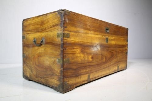 19th Century Anglo Chinese Antique Camphor Box.