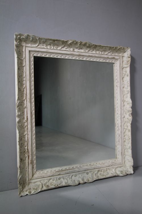 Early 19th Century Antique Pine & Gesso Mirror