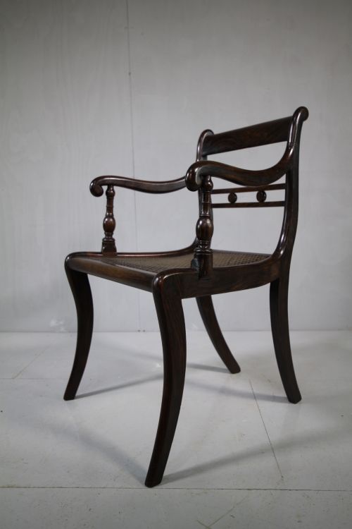 Regency Antique Armchair in Original Paint.