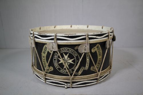 Large 19th Century Antique Firbeck Colliery Drum