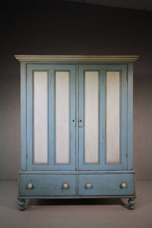 Yorkshire Antique Housekeeper's Cupboard in Paint.