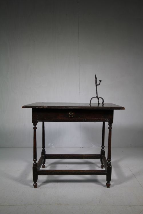 Early 18th Century English Antique Oak Table.
