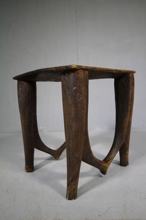 African Ashanti Antique Carved Table