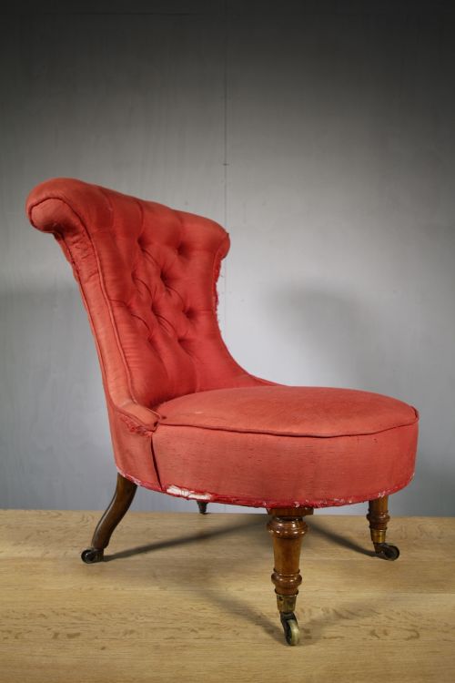 Mid 19th Century English Antique Side Chair.