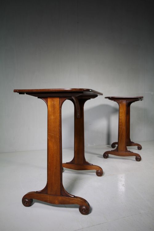 Pair of Regency Antique Mahogany Side Tables.