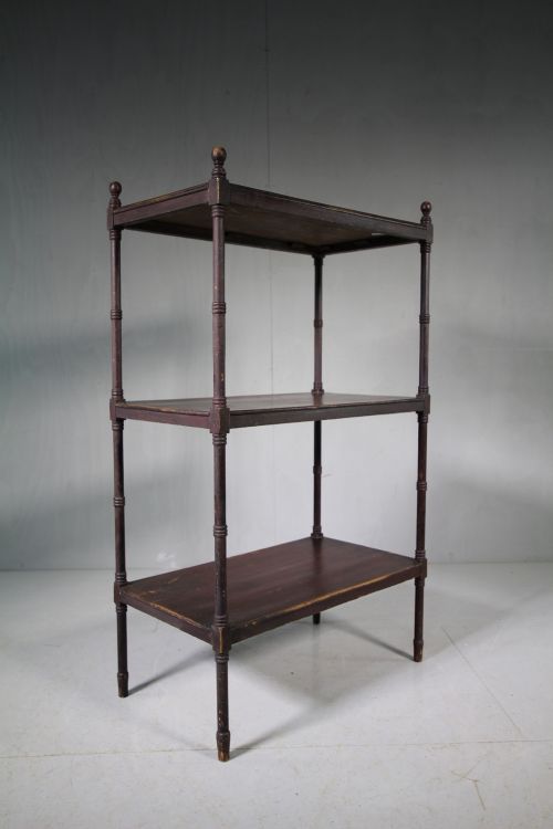 Regency Antique Painted Pine What Not Shelving.