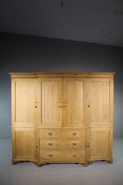 19th Century Antique Pine House Keepers Cupboard.